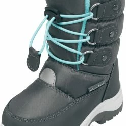 Playshoes Lace-up Snowboots Unisex - Turqoise - Maat 24/25