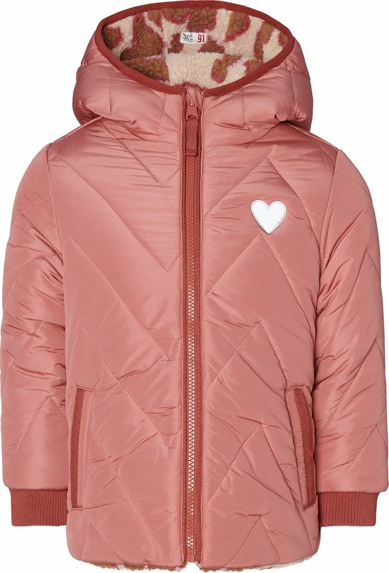 Noppies Jas Nieuwaal - Reversible - Cedar Wood - Maat 116 3 Noppies Jas Nieuwaal - Reversible - Cedar Wood - Maat 116