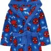 Marvel Comics Spider-man Marvel - Marineblauwe Badjas Voor Jongens, Fleece, OEKO-TEX / 116-128 -JACK & JONES JUNIOR winkel 550x813 1