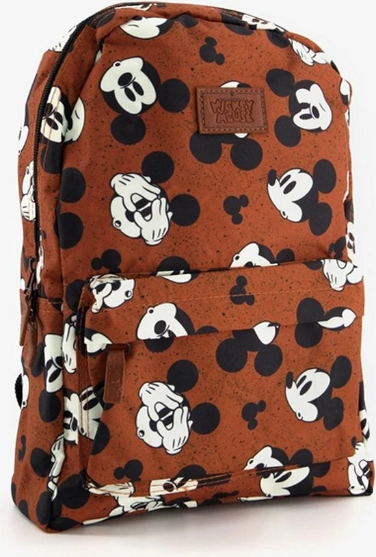 Scapino Mickey Mouse Kinder Rugzak 9 Liter - Bruin 11 Scapino Mickey Mouse Kinder Rugzak 9 Liter - Bruin - Afbeelding 9