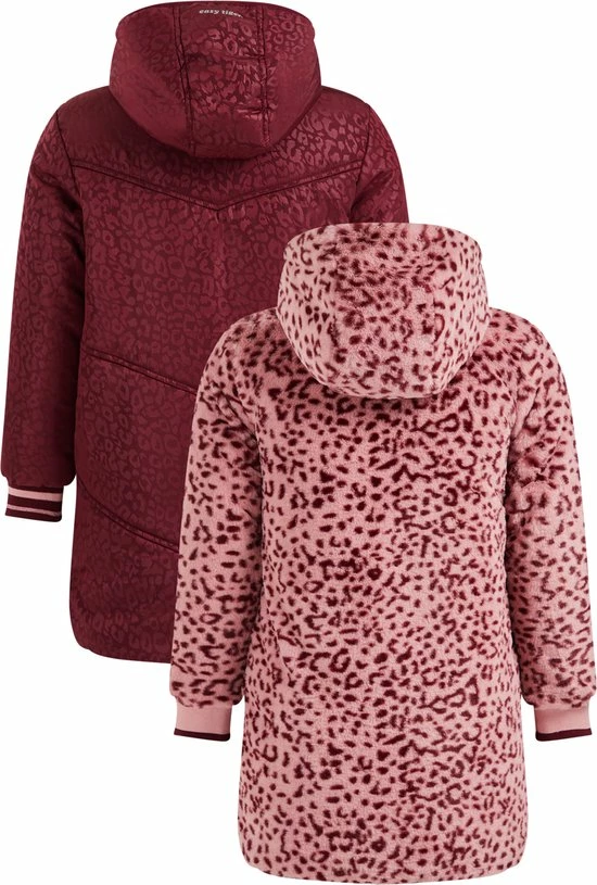 WE Fashion Meisjes Reversible Parka Met Dessin En Imitatiebont - Maat 146/152 6 WE Fashion Meisjes Reversible Parka Met Dessin En Imitatiebont - Maat 146/152 - Afbeelding 4