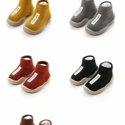 Selfcare Baby Eerste Schoen | Anti Slip Babyschoen | Zachte Rubber Zool | 14.5 Cm - Zwart -JACK & JONES JUNIOR winkel 550x833 2